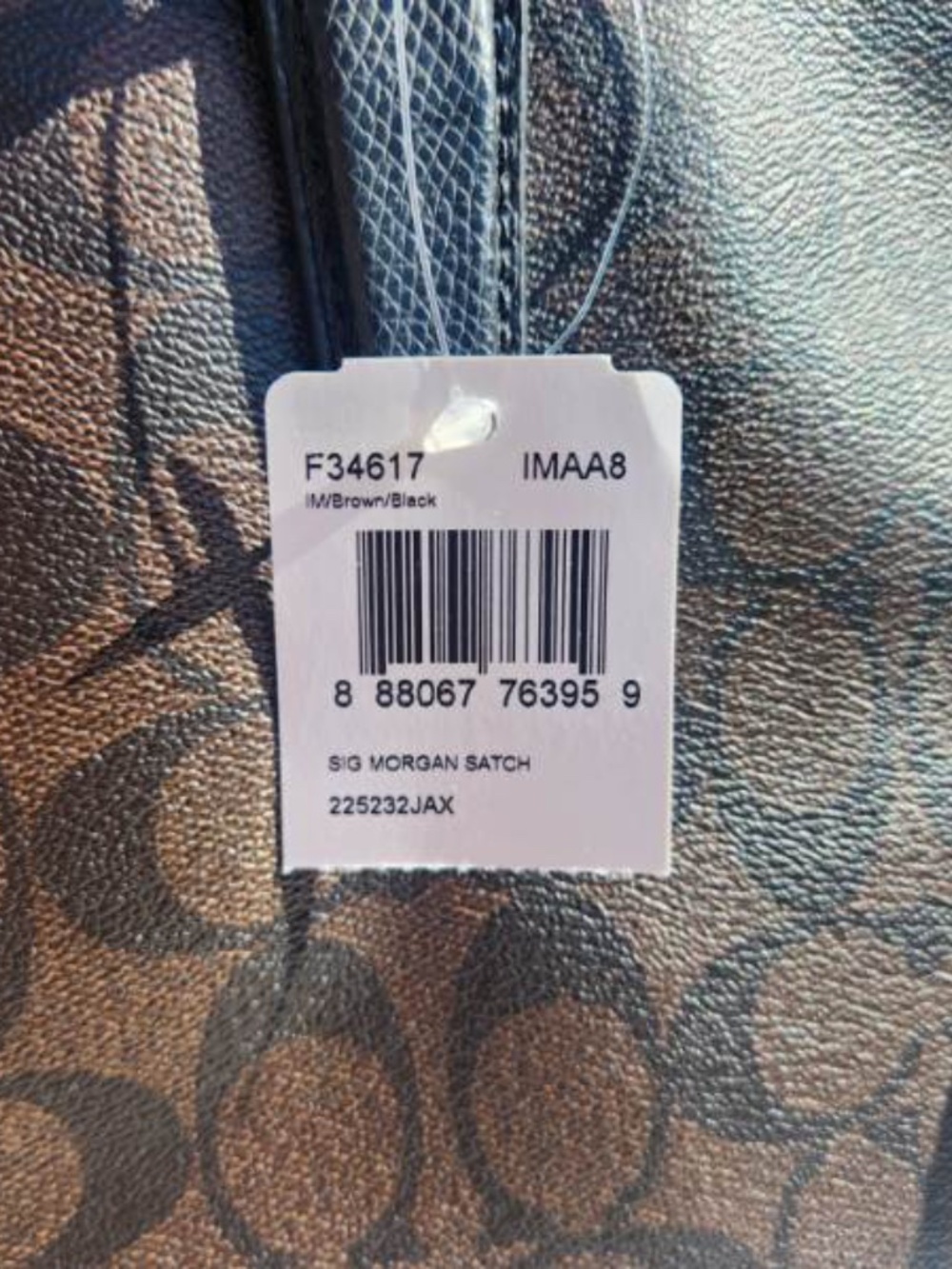 COACH MORGAN SIG SATCHEL HANDBAG F34617 - Picture 5 of 9